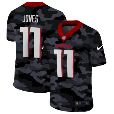 Atlanta Atlanta Falcons #11 Julio Jones Men's Nike 2020 Black CAMO Vapor Untouchable Limited Stitched NFL Jersey Men's